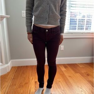 American Eagle Skinny Purple Size 6 Pants